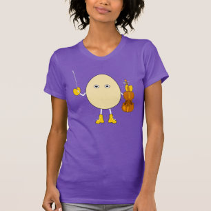 Egghead Violinist T-Shirt