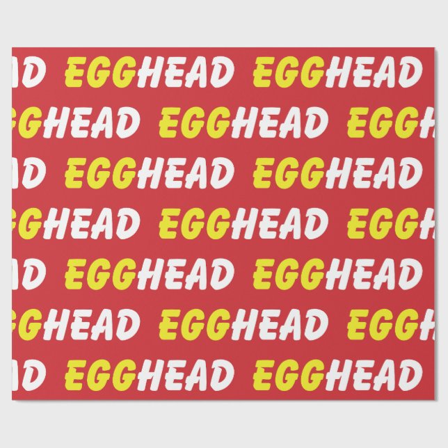 EGGHEAD WRAPPING PAPER (Flat)