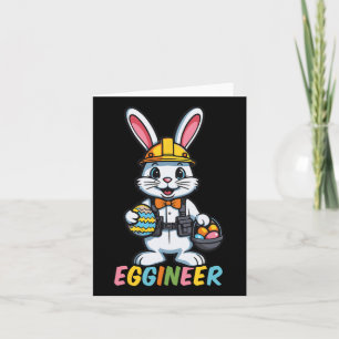 Eggineer Engineer Funny Easter Day Men Women Easte Card