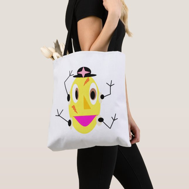 Eggless and Free T-Shirt Tote Bag (Close Up)