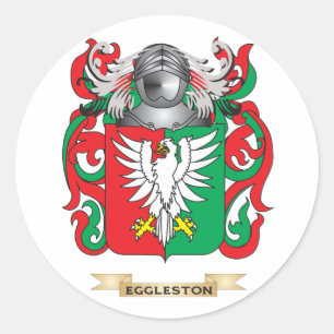 Eggleston Coat of Arms Classic Round Sticker