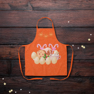 Eggnog and other delights orange apron