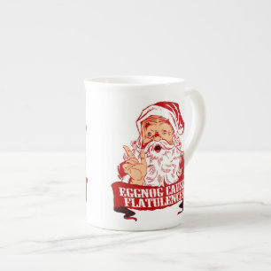 Eggnog Causes Flatulence Bone China Mug