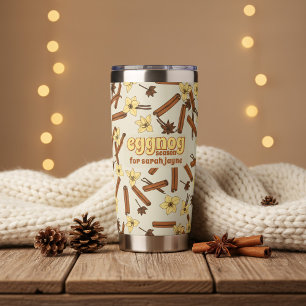 Eggnog Season Personalized Insulated Tumbler