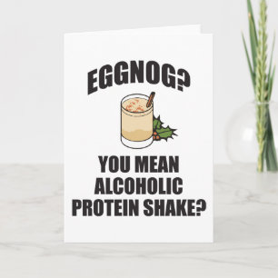 Eggnog ? Vous Voulez Dire Carte de voeux de Noël A