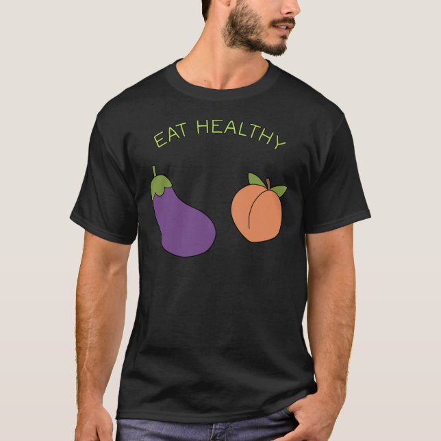 Eggplant and Peach T-Shirt Copy Copy (Front)