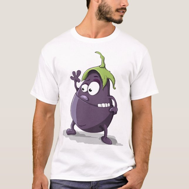 eggplant art T-Shirt (Front)