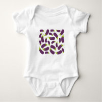 Eggplant Aubergine Purple Vegetable Pattern Design