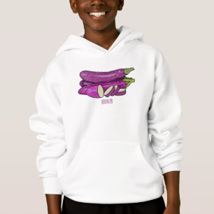 Eggplant cartoon illustration