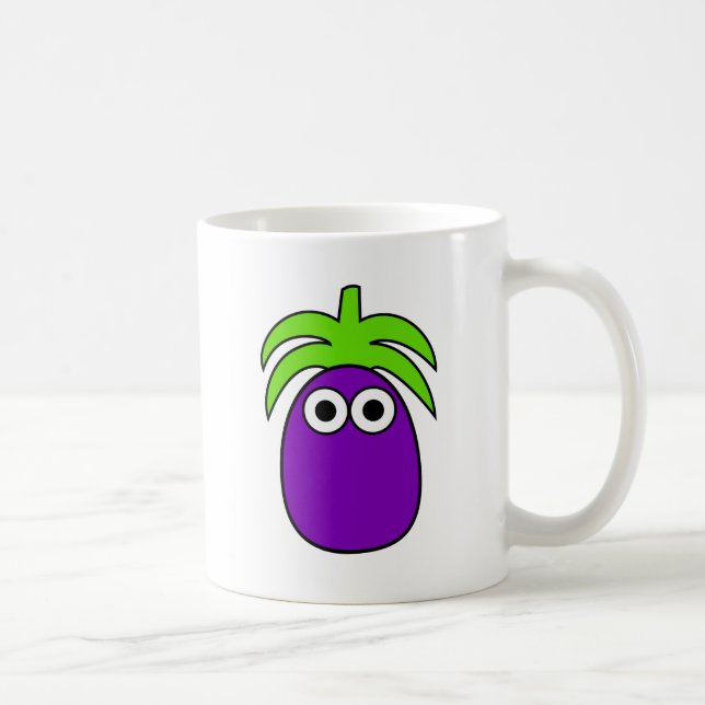 Eggplant Coffee Mug (Right)
