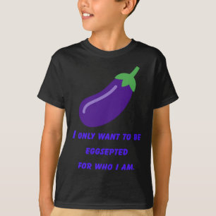 Eggplant Egg Plant Strange Bizarre Purple Vegetabl T-Shirt