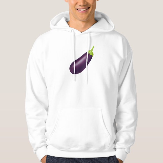 Eggplant Emoji Hoodie (Front)