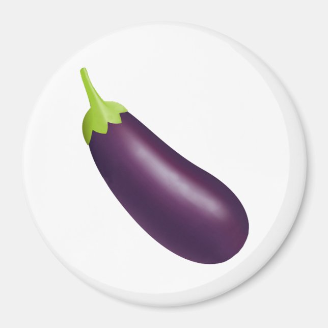 Eggplant Emoji Magnet (Front)