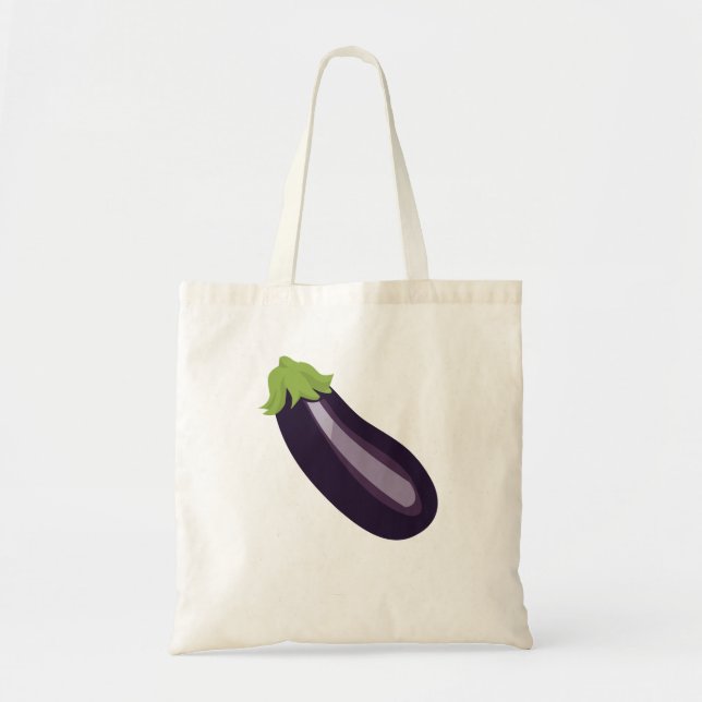 Eggplant Emoji Tote Bag (Front)