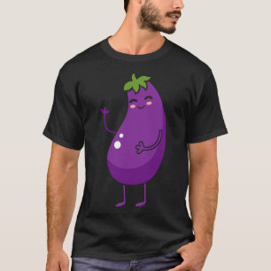 Eggplant - Fruit Gift Fruit Funny Eggplant Fruit T T-Shirt