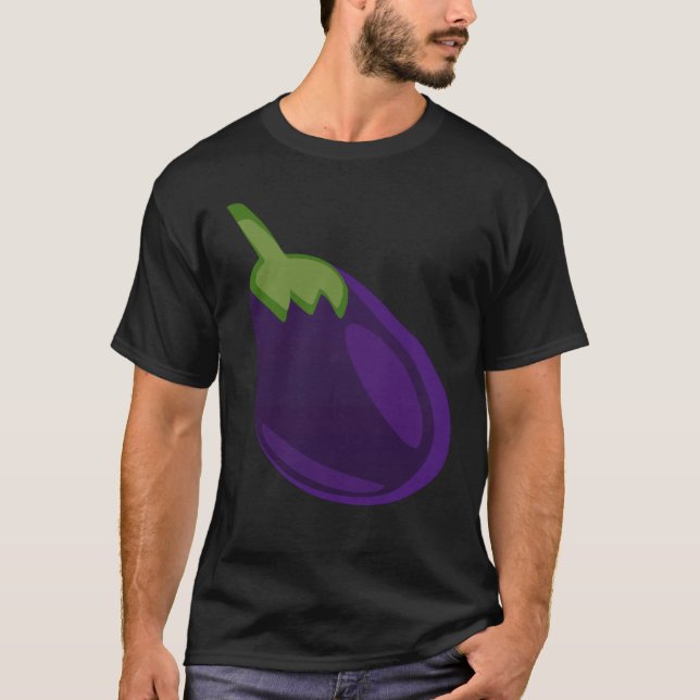 Eggplant Is Life Fun Graphic Vegetable  1 T-Shirt (Front)