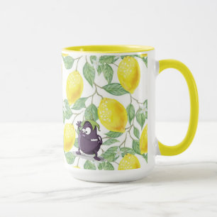 Eggplant Lost in a Lemon Tree 15 oz Combo Mug