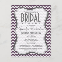 Eggplant Purple Chevron; zig zag