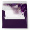 Eggplant Purple Floral Elegant Wedding