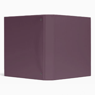 Eggplant Solid Colour Binder
