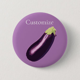 Eggplant Thunder_Cove 2 Inch Round Button