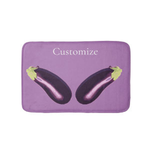 Eggplant Thunder_Cove  Bath Mat