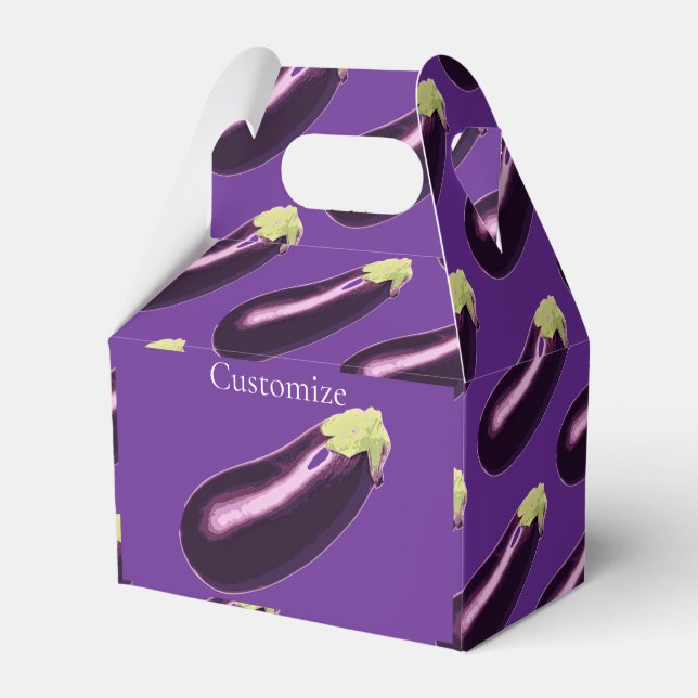 Eggplant Thunder_Cove  Favor Box (Front Side)