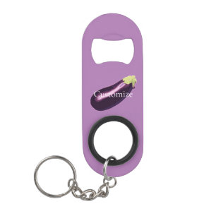 Eggplant Thunder_Cove Keychain Bottle Opener