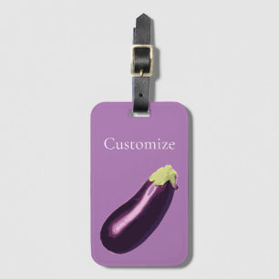 Eggplant Thunder_Cove Luggage Tag