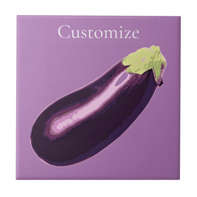 Eggplant Thunder_Cove  Tile (Front)