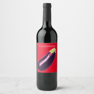 Eggplant Thunder_Cove  Wine Label