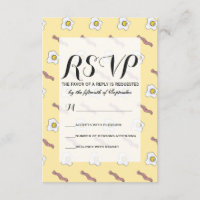 Eggs and Bacon Breakfast Foodie Funny Pattern