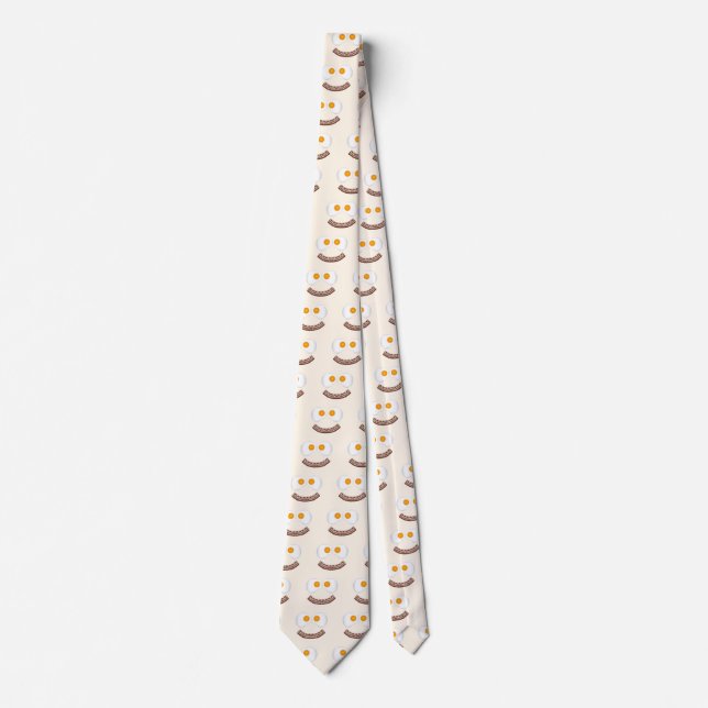 Eggs and Bacon Grin Tie (Front)