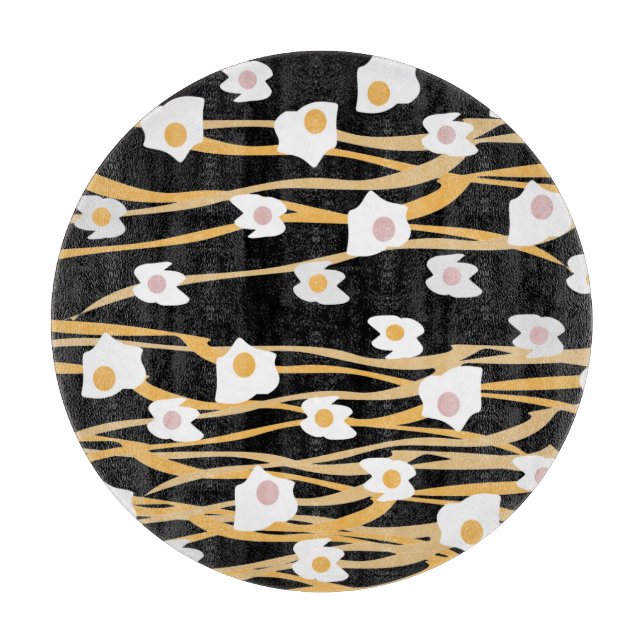 Eggs and Noodles Dinner Pattern  Cutting Board (Front)