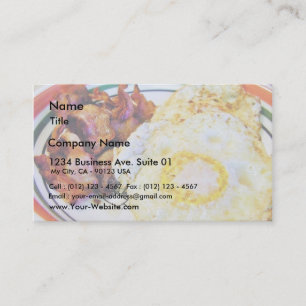 Eggs Bacon Breakfast Business Card