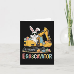 Eggs-cavator Easter Bunny Excavator Toddler Boys E Card