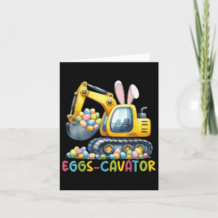 Eggs-cavator Easter Bunny Excavator Toddler Boys E Card