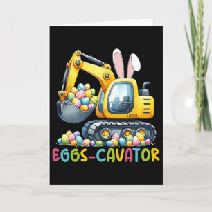 Eggs-cavator Easter Bunny Excavator Toddler Boys E Card