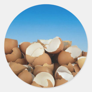 Eggs Classic Round Sticker