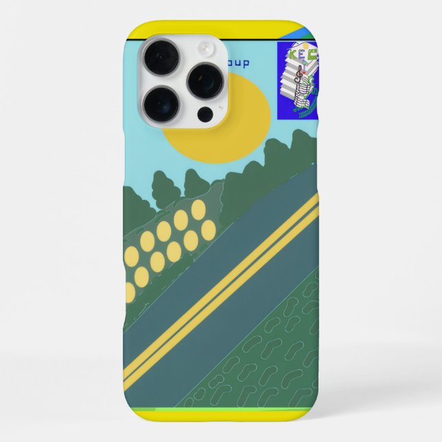 Eggs Crossing the Road iPhone Case (Back)