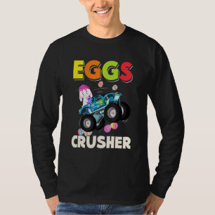 Eggs Crusher Easter Day For Monster Truck Boy Cost T-Shirt