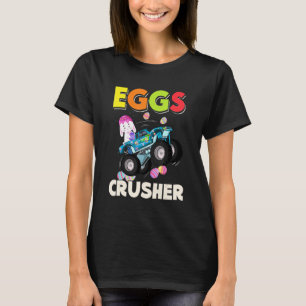 Eggs Crusher Easter Day For Monster Truck Boy Cost T-Shirt