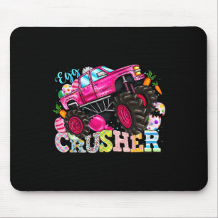 Eggs Crusher Easter Day Monster Truck Kids Spring Mouse Pad
