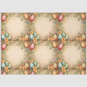 Eggs Easter Vintage Trendy Collection Tissue Paper