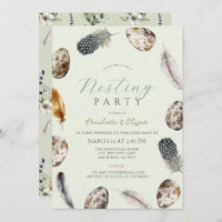 Eggs & Feathers Green Nesting Party Baby Shower