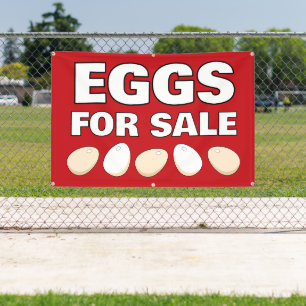 Eggs For Sale Banner