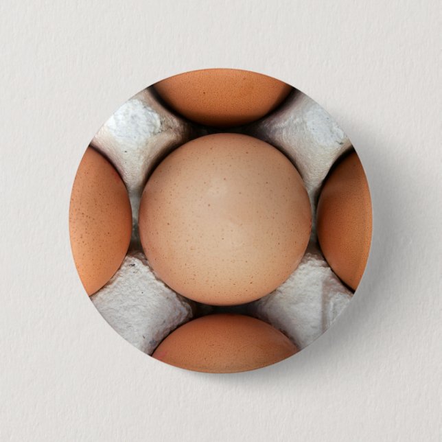 Eggs in a box 2 inch round button (Front)