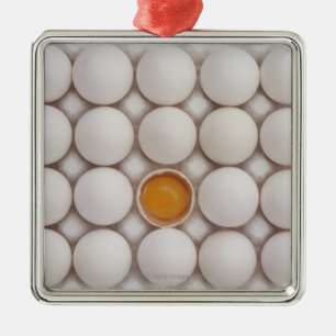 Eggs Metal Ornament