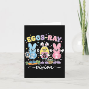 Eggs-Ray Easter Technologist Bunny Xray Rad Nurse Card
