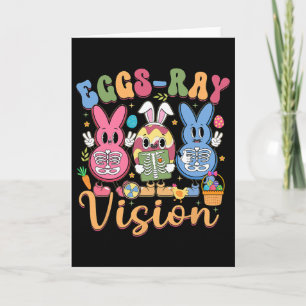 Eggs Ray Vision Happy Easter Day Xray Technician R Card